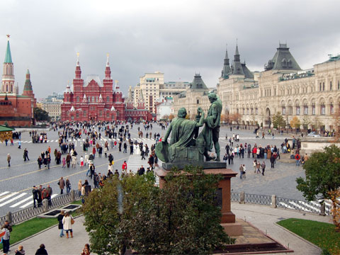 Piazza Rossa a Mosca
