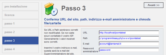 Installare Joomla in locale con EasyPHP