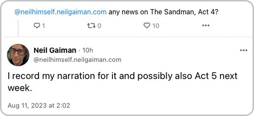 Chat con Neil Gaiman