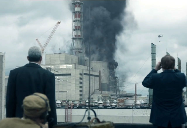 Chernobyl, reattore in fiamme