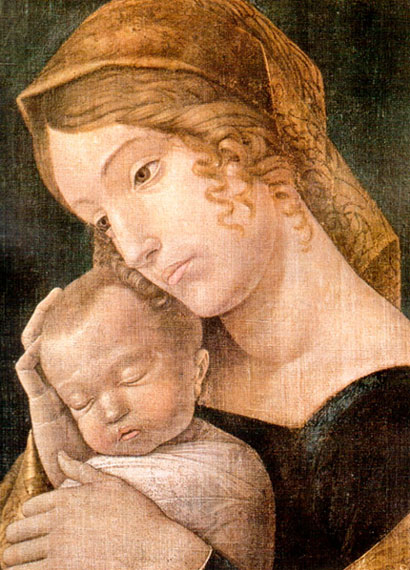 Mantegna: Madonna con il bambino addormentato